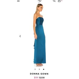 Lovers + Friends Donna Gown in Moroccan Blue